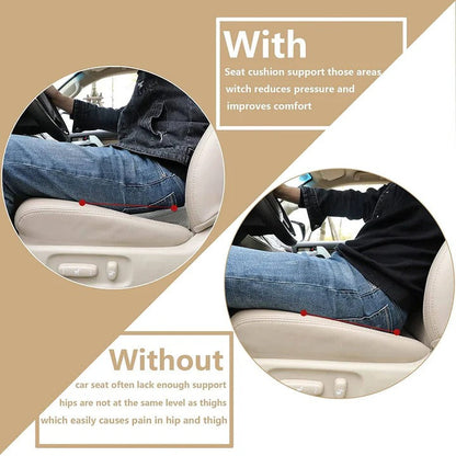 Elevate Your Comfort: Premium Memory Foam Car Seat Booster