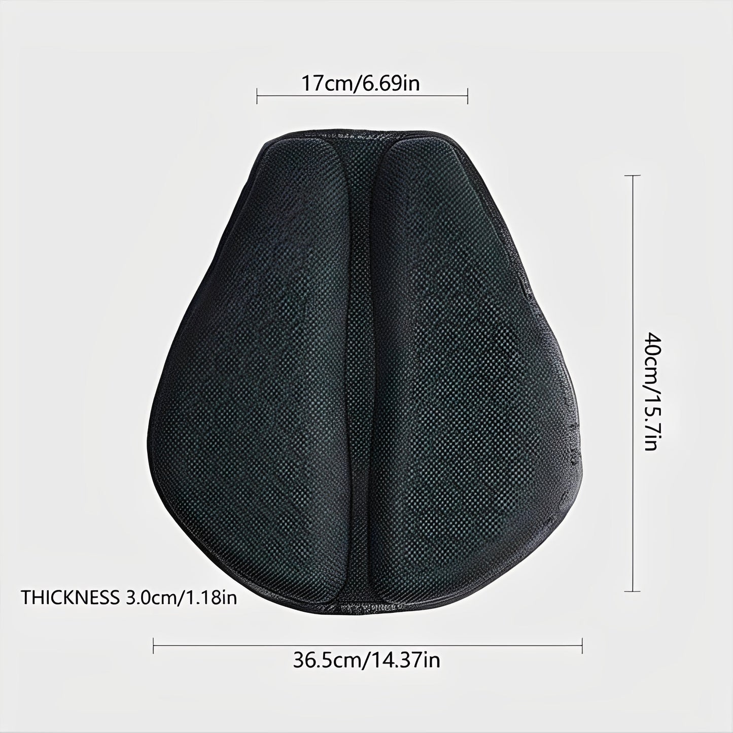 Ultimate Comfort Motorcycle Seat Cushion with Breathable Design
