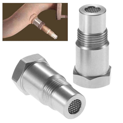 Stainless Steel O2 Sensor Offset Adapter for Custom Exhausts