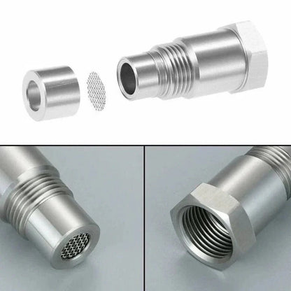 Stainless Steel O2 Sensor Offset Adapter for Custom Exhausts