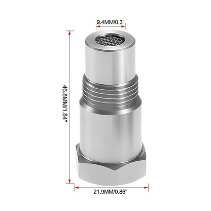 Stainless Steel O2 Sensor Offset Adapter for Custom Exhausts
