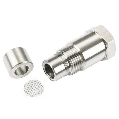 Stainless Steel O2 Sensor Offset Adapter for Custom Exhausts