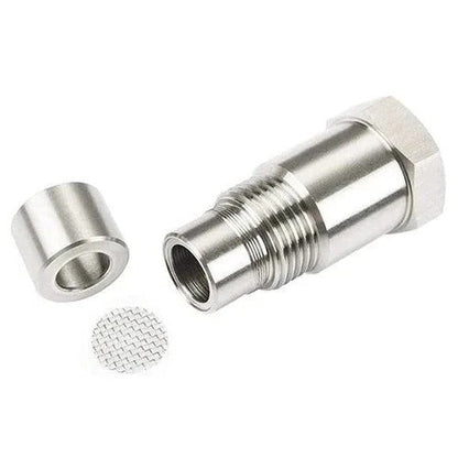 Stainless Steel O2 Sensor Offset Adapter for Custom Exhausts