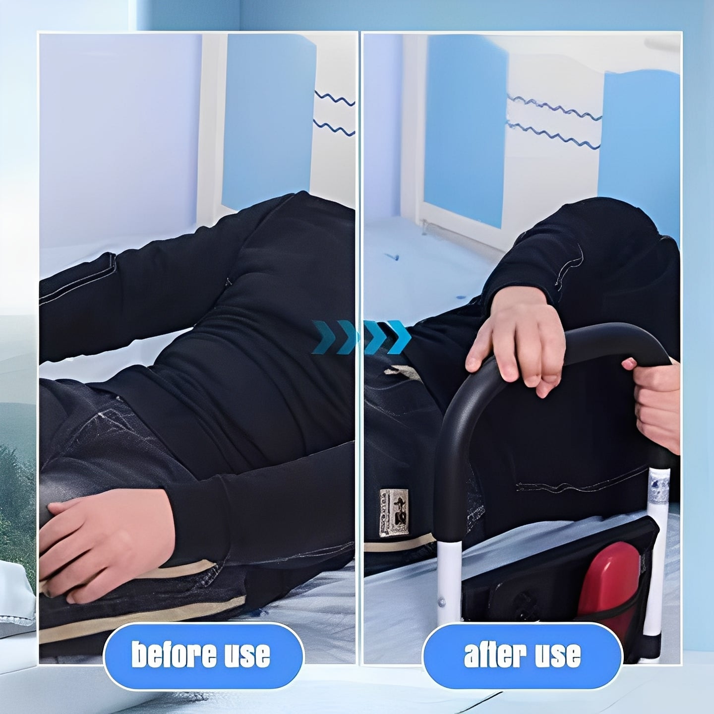 Versatile Bedside Aid for Safe Entry and Movement