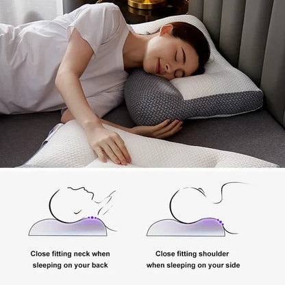 Versatile Comfort Pillow with Adjustable Support Design