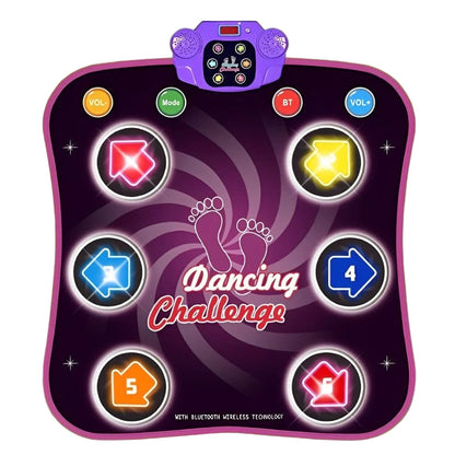 Fun & Engaging Dance Activity Mat with Music and Challenges