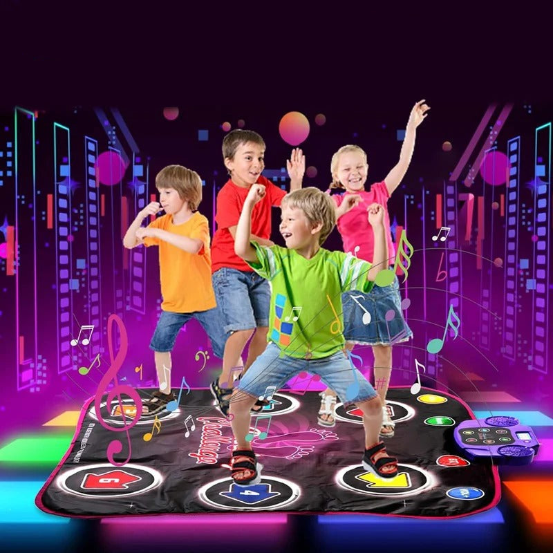 Fun & Engaging Dance Activity Mat with Music and Challenges