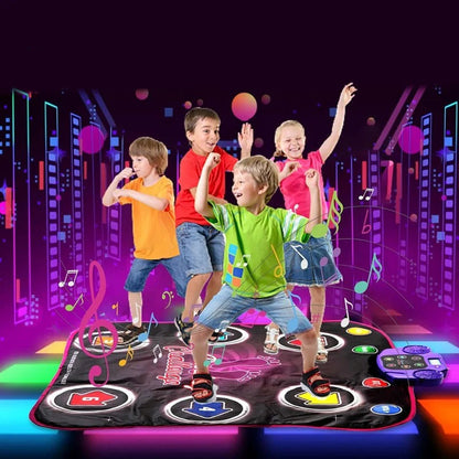 Fun & Engaging Dance Activity Mat with Music and Challenges