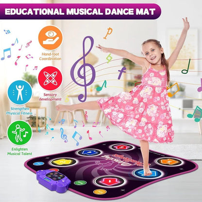 Fun & Engaging Dance Activity Mat with Music and Challenges
