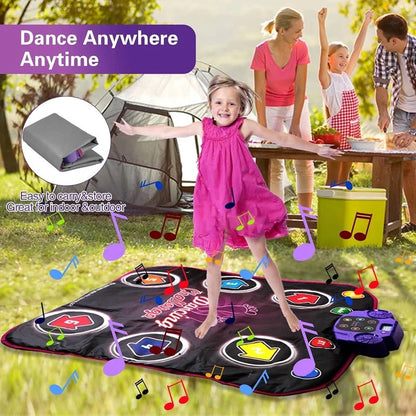 Fun & Engaging Dance Activity Mat with Music and Challenges