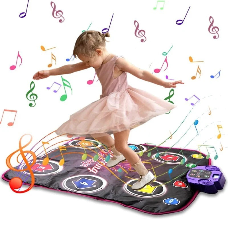 Fun & Engaging Dance Activity Mat with Music and Challenges
