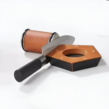 Precision Manual Knife Sharpener with Diamond Wheel Technology