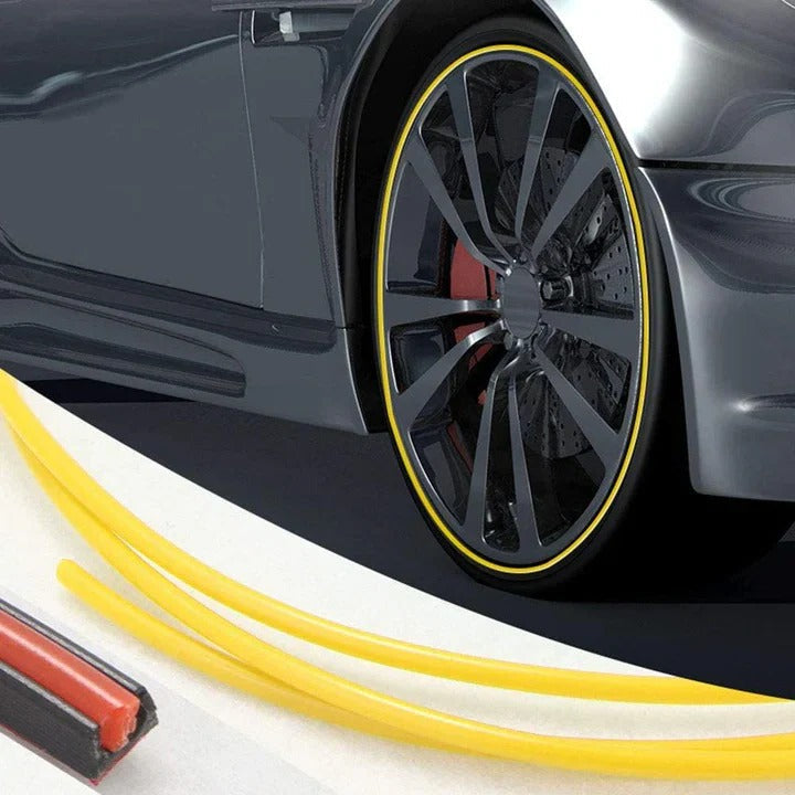 Stylish Wheel Rim Protector and Decorative Strip