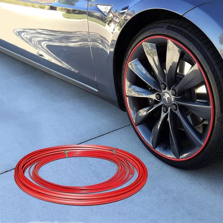 Stylish Wheel Rim Protector and Decorative Strip