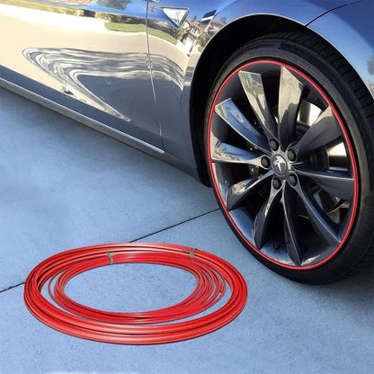 Stylish Wheel Rim Protector and Decorative Strip
