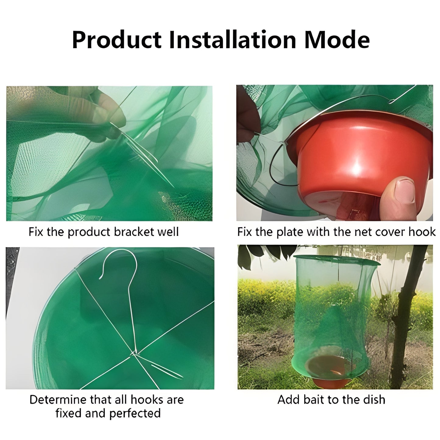 Eco-Friendly Fly Catcher with Easy Bait Refill System