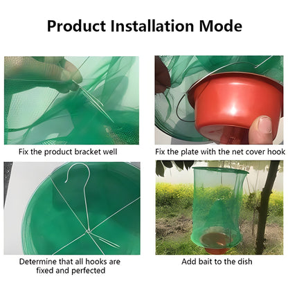 Eco-Friendly Fly Catcher with Easy Bait Refill System