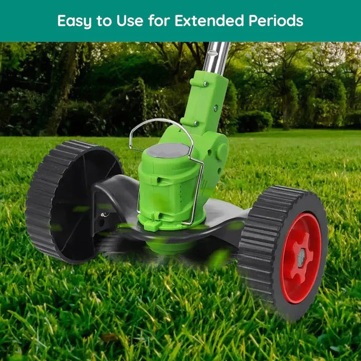 Rechargeable Cordless Lawn Edger with Customizable Handle and Blades