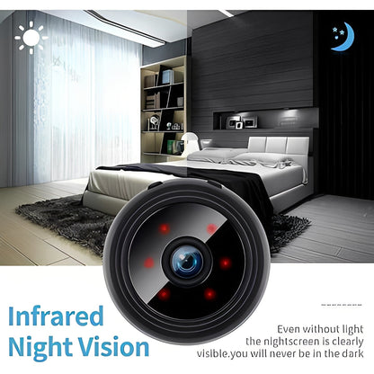 Versatile Wireless Camera with Magnetic Mount and Rechargeable Battery