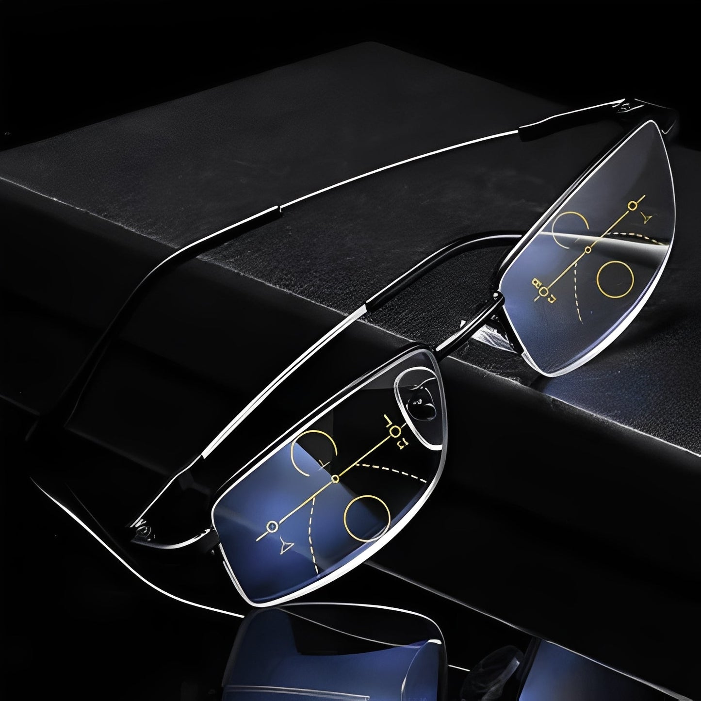 Adaptive Vision Sunglasses with Multi-Distance Lens Technology