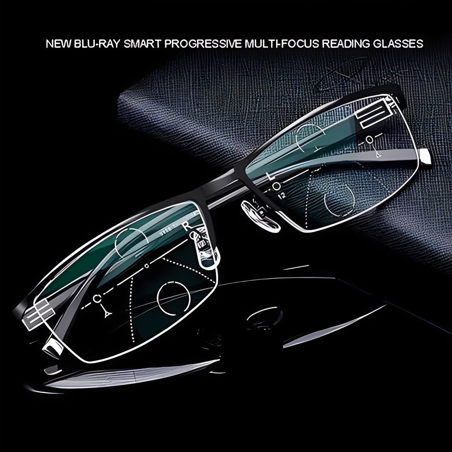 Adaptive Vision Sunglasses with Multi-Distance Lens Technology