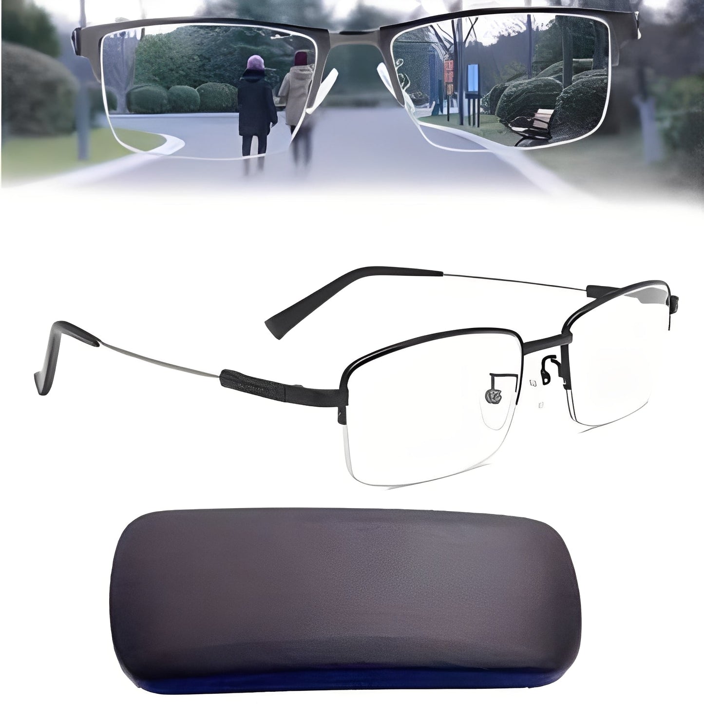 Adaptive Vision Sunglasses with Multi-Distance Lens Technology