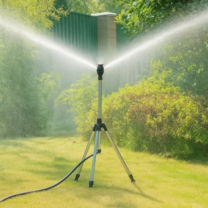 Versatile Tripod Watering Sprinkler with 360° Rotation