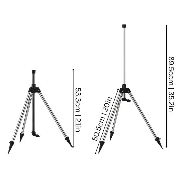 Versatile Tripod Watering Sprinkler with 360° Rotation