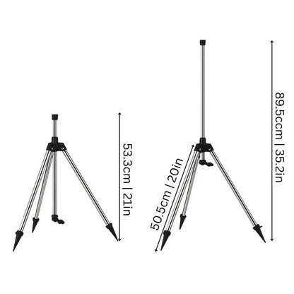 Versatile Tripod Watering Sprinkler with 360° Rotation
