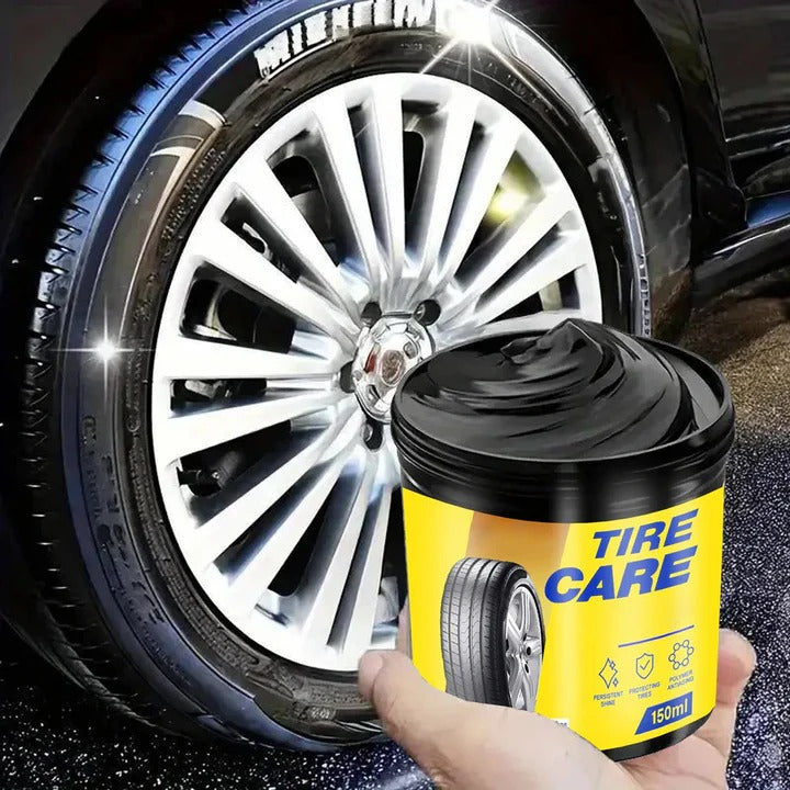 Premium Tire Shine Solution with Easy-Apply Sponge