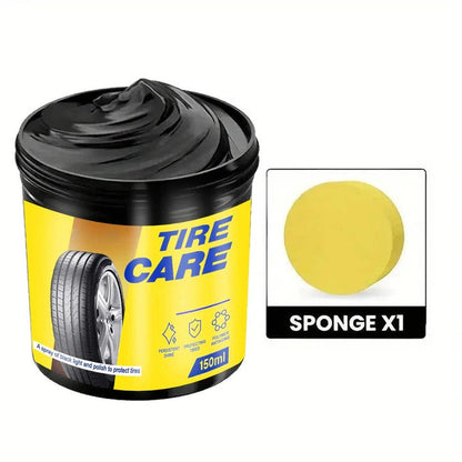 Premium Tire Shine Solution with Easy-Apply Sponge