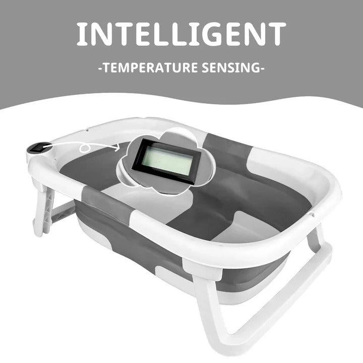 Compact Baby Bath Tub with Heat Sensing Technology