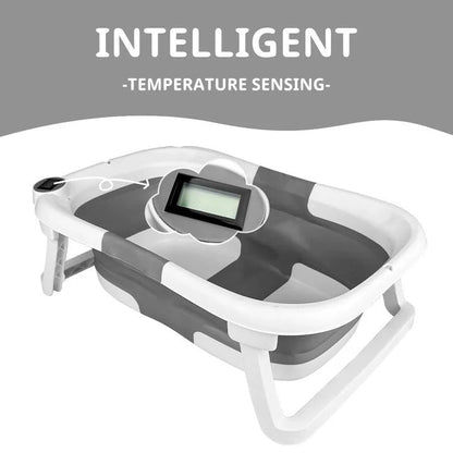 Compact Baby Bath Tub with Heat Sensing Technology