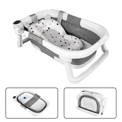 Compact Baby Bath Tub with Heat Sensing Technology
