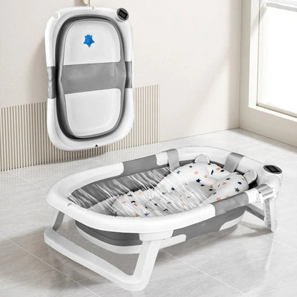 Compact Baby Bath Tub with Heat Sensing Technology