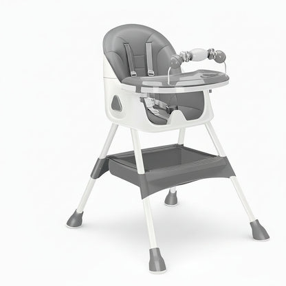 Compact Folding High Chair with Durable Steel Structure