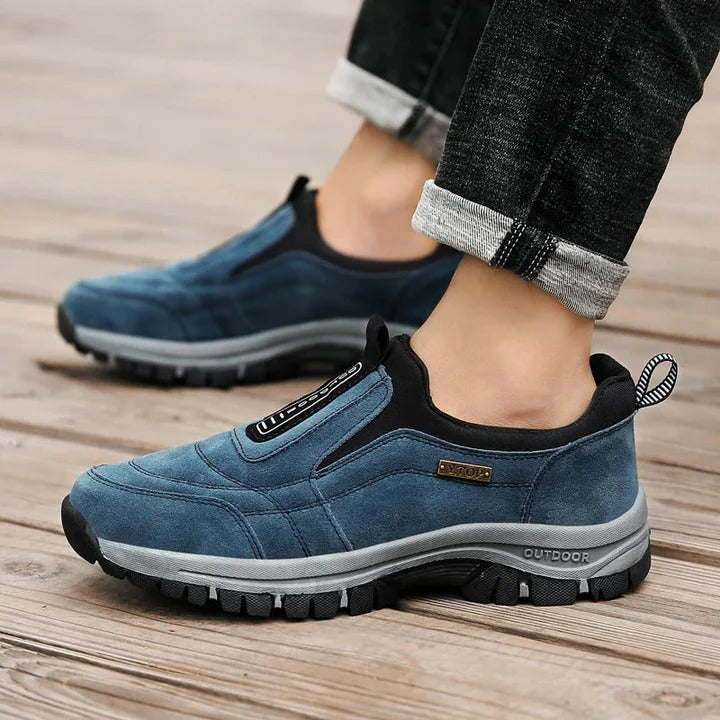 Comfort-Focused Outdoor Shoes with Flexible Rubber Sole