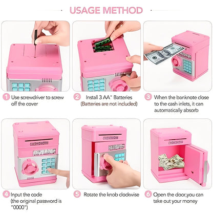 Interactive Smart Savings Bank for Kids with Secure Access