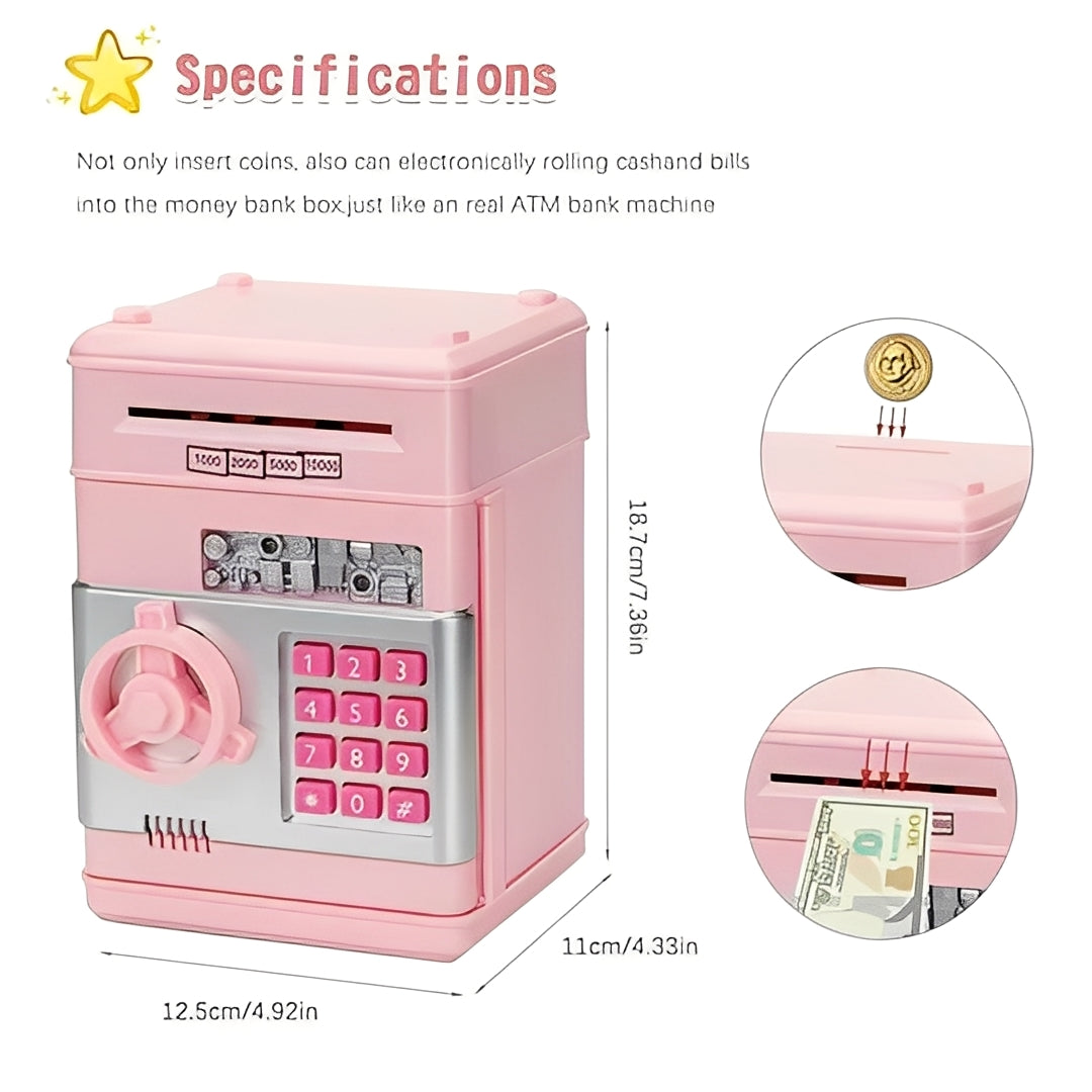 Interactive Smart Savings Bank for Kids with Secure Access