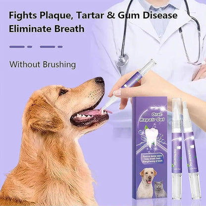 Pet Dental Gel for Healthy Teeth and Gums - 3 Pack