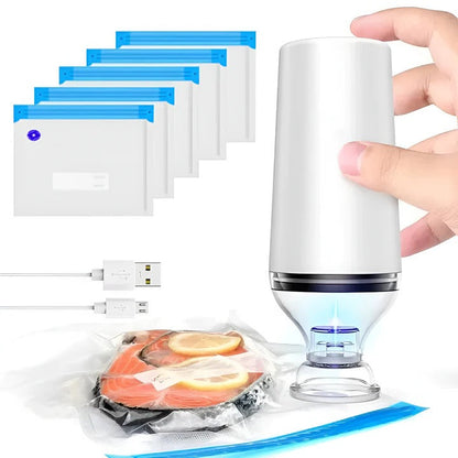 Cordless Food Vacuum Sealer for Efficient Storage