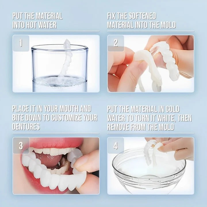 Snap-On Smile Enhancer for Ultimate Confidence