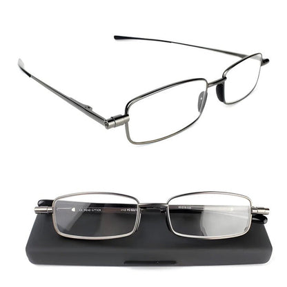 Compact Folding Glasses with Durable Stainless Steel Frame
