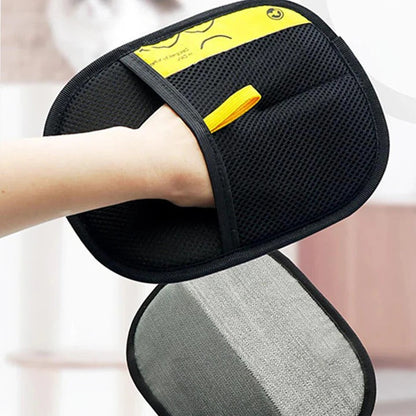 Reversible Pet Grooming Gloves for Effortless Fur Removal