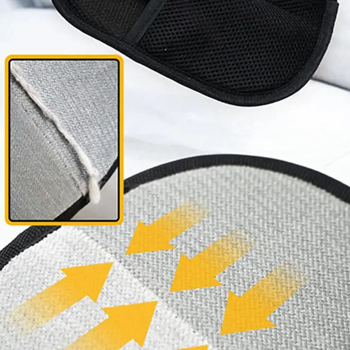 Reversible Pet Grooming Gloves for Effortless Fur Removal