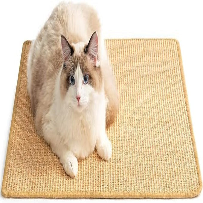 Versatile Cat Scratch Pad with Wall and Floor Options