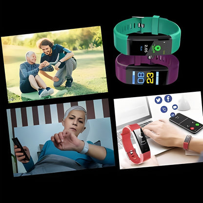 Versatile Smartwatch with Clear LED Display and Call Support