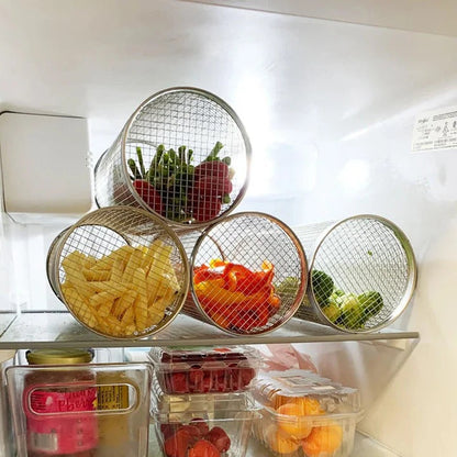 360-Degree Rotating Grill Basket for Perfectly Cooked Meals