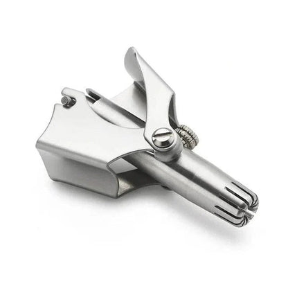 Ergonomic Manual Stainless Steel Nose and Ear Hair Clipper