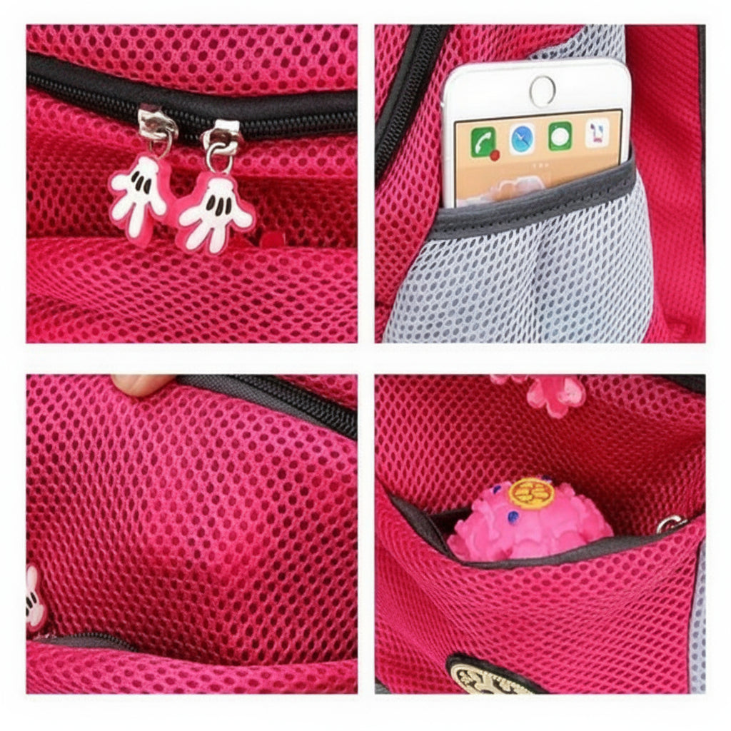 Cozy Companion Pet Backpack with Custom Fit Straps